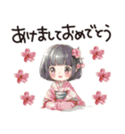秋冬のあいさつ言葉。うめちゃん。（個別スタンプ：40）
