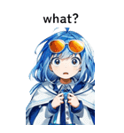 全て同じセリフ【what？】  1（個別スタンプ：23）