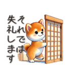 柴犬さんの毎日敬語（個別スタンプ：40）