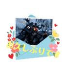 バイクでスタンプ（個別スタンプ：3）
