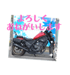 バイクでスタンプ（個別スタンプ：6）