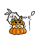 わんぱく！ころもちウサギ3ハロウィン編（個別スタンプ：21）