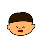 表情だけで伝わる男の子（個別スタンプ：3）