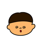 表情だけで伝わる男の子（個別スタンプ：4）