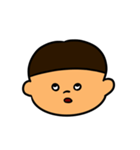 表情だけで伝わる男の子（個別スタンプ：5）