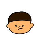 表情だけで伝わる男の子（個別スタンプ：6）