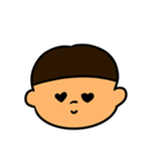 表情だけで伝わる男の子（個別スタンプ：8）