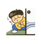 双子ちゃんの秋（個別スタンプ：34）