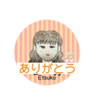 えっちゃんの似顔絵スタンプです（個別スタンプ：4）