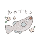 めだかと金魚とドジョウ（個別スタンプ：40）