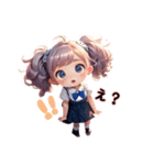 JK風女の子スタンプ♡part2（個別スタンプ：2）
