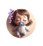 ちゅぱBabyおやちゅみZzzz（個別スタンプ：2）