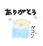 ☀︎元気いっぱいインコちゃん①（個別スタンプ：7）