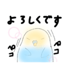 ☀︎元気いっぱいインコちゃん①（個別スタンプ：8）