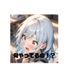 不知火の美少女スタンプ3（個別スタンプ：3）