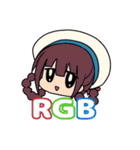 絵描きを応援するあおばちゃん（個別スタンプ：12）