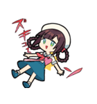 絵描きを応援するあおばちゃん（個別スタンプ：35）