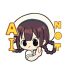 絵描きを応援するあおばちゃん（個別スタンプ：37）