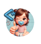 ちゅぱBaby♡笑（個別スタンプ：6）