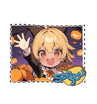 Halloween女の子（個別スタンプ：2）