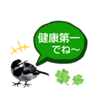 早歩き鳥のハクセキレイ5（去り際の…！）（個別スタンプ：33）