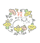 花ねこスタンプ2（個別スタンプ：40）