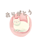 ふわっと猫（個別スタンプ：1）