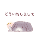 うさぎのポムとモコ（個別スタンプ：34）