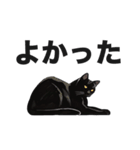 シンプル黒猫☆毎日スタンプ（個別スタンプ：29）