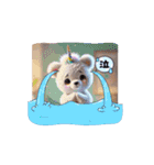 ユニクマちゃんのスタンプ1（個別スタンプ：5）