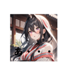 不知火の美少女スタンプ4（個別スタンプ：10）