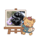ラブラドール[兄妹］（個別スタンプ：4）