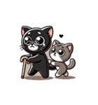 黒猫ジジのイラスト（個別スタンプ：23）