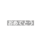 ながいいぬ(組み合わせできる)（個別スタンプ：26）