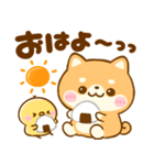 連絡ことば♡豆柴日和♡ねこねこにゃんこ（個別スタンプ：5）