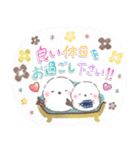 ふわもちシマエナガ②❤️秋（個別スタンプ：34）