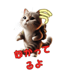 待ち合わせ猫でコミュニケーション（個別スタンプ：3）