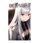 銀髪トレンチコート女の子（個別スタンプ：29）