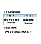 【簿記・会計風】今の気持ち仕訳スタンプ（個別スタンプ：16）