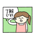 子育て母の日常気遣い漫画風☆pocaママ（個別スタンプ：1）