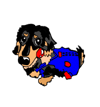 ダックスのリンク文字なしver.(dachshund)（個別スタンプ：7）