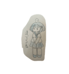 水色の、辛い心に寄り添う双子さん。（個別スタンプ：3）