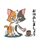 猫さんの平凡な日常（個別スタンプ：40）