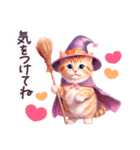 秋に毎日使える ハロウィンねこ 日常（個別スタンプ：27）