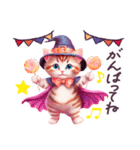 秋に毎日使える ハロウィンねこ 日常（個別スタンプ：28）