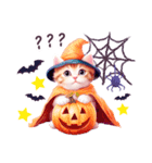 秋に毎日使える ハロウィンねこ 日常（個別スタンプ：31）