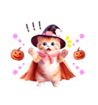 秋に毎日使える ハロウィンねこ 日常（個別スタンプ：32）