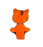 ポップカラーなどうぶつたち（個別スタンプ：3）