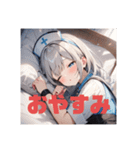 不知火の美少女スタンプ5 コスプレVer.（個別スタンプ：3）