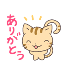 シマリスみたいな、しま猫。（個別スタンプ：14）